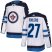 Adidas Winnipeg Jets #27 Nikolaj Ehlers White Road Authentic Stitched Youth NHL Jersey