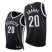 Nike Brooklyn Nets #20 Dayron Sharpe Womens 2021-22 75th Diamond Anniversary NBA Jersey Black Womens
