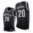 Nike Brooklyn Nets #20 Dayron Sharpe Womens 2021-22 75th Diamond Anniversary NBA Jersey Black Womens