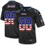 Nike Dallas Cowboys #88 Michael Irvin Black Mens Stitched NFL Elite USA Flag Fashion Jersey
