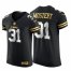 San Francisco 49ers #31 Raheem Mostert Mens Nike Black Edition Vapor Untouchable Elite NFL Jersey
