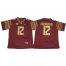 Seminoles #12 Alex Hornibrook Red Limited Stitched College Jersey