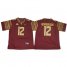 Seminoles #12 Alex Hornibrook Red Limited Stitched College Jersey