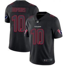 Nike Houston Texans #10 DeAndre Hopkins Black Mens Stitched NFL Limited Rush Impact Jersey