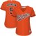 Baltimore Orioles #5 Brooks Robinson Orange Alternate Womens Stitched MLB Jersey