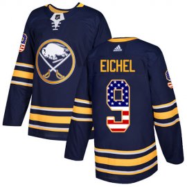 Adidas Buffalo Sabres #9 Jack Eichel Navy Blue Home Authentic USA Flag Youth Stitched NHL Jersey
