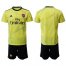 Arsenal Blank Yellow Soccer Club Jersey