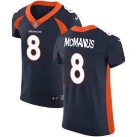 Nike Denver Broncos #8 Brandon McManus Navy Blue Alternate Mens Stitched NFL Vapor Untouchable Elite Jersey
