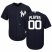 New York Yankees Majestic Cool Base Custom Jersey Navy