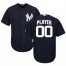 New York Yankees Majestic Cool Base Custom Jersey Navy