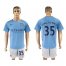 Manchester City #35 Zinchenko Home Soccer Club Jersey