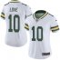 Nike Green Bay Packers #10 Jordan Love White Womens Stitched NFL Vapor Untouchable Limited Jersey