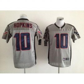 Nike Houston Texans #10 DeAndre Hopkins Grey Shadow Mens Stitched NFL Elite Jersey