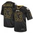 Nike Pittsburgh Steelers #43 Troy Polamalu Lights Out Black Mens Stitched NFL Elite Jersey