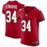 Tampa Bay Buccaneers #34 Mike Edwards Mens Nike Red Vapor Elite Jersey