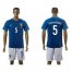 Brazil #5 Fernandinho Away Soccer Country Jersey