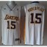 Los Angeles Lakers #15 Metta World Peace White Revolution 30 Swingman NBA Jerseys Cheap