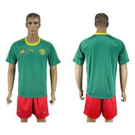 Cameroon Blank Home Soccer Country Jersey