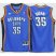 Kids Oklahoma City Thunder 35 Kevin Durant Blue Revolution 30 Swingman NBA Jersey Cheap