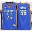 Kids Oklahoma City Thunder 35 Kevin Durant Blue Revolution 30 Swingman NBA Jersey Cheap