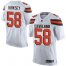 Nike Cleveland Browns #58 Christian Kirksey White Mens Stitched NFL New Elite Jersey