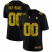 Dallas Cowboys Custom Mens Nike Leopard Print Fashion Vapor Limited NFL Jersey Black