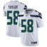 Nike Seattle Seahawks #58 Darrell Taylor White Mens Stitched NFL Vapor Untouchable Limited Jersey