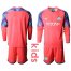 Manchester City Blank Pink Goalkeeper Long Sleeves Kid Soccer Club Jersey
