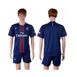 Paris Saint-Germain Blank Home Soccer Club Jersey