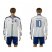 Italy #10 Totti White Away Long Sleeves Soccer Country Jersey