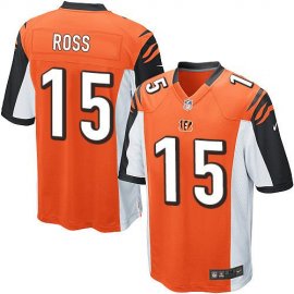 Nike Cincinnati Bengals #15 John Ross Orange Alternate Youth Stitched NFL Elite Jersey