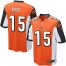 Nike Cincinnati Bengals #15 John Ross Orange Alternate Youth Stitched NFL Elite Jersey