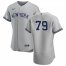 New York Yankees #79 Nick Nelson Mens Nike Gray Road 2020 Authentic Player MLB Jersey