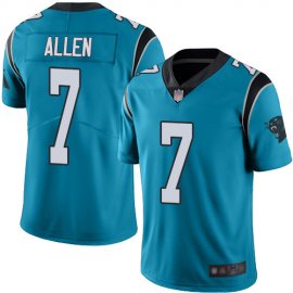 Nike Carolina Panthers #7 Kyle Allen Blue Alternate Youth Stitched NFL Vapor Untouchable Limited Jersey