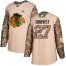 Adidas Chicago Blackhawks #27 Adam Boqvist Camo Authentic 2017 Veterans Day Stitched Youth NHL Jersey
