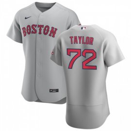 Boston Red Sox #72 Josh Taylor Mens Nike Gray Road 2020 Authentic Team MLB Jersey