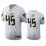 Tampa Bay Buccaneers #45 Devin White Mens Nike White Golden Edition Vapor Limited NFL 100 Jersey