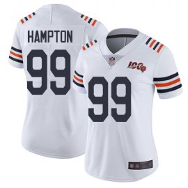 Nike Chicago Bears #99 Dan Hampton White Alternate Womens Stitched NFL Vapor Untouchable Limited 100th Season Jersey