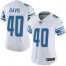 Nike Detroit Lions #40 Jarrad Davis White Womens Stitched NFL Vapor Untouchable Limited Jersey