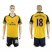 Arsenal #18 Monreal Away Soccer Club Jersey