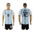 Argentina #12 GUZMAN Home 2018 FIFA World Cup Soccer Jersey