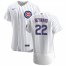 Chicago Cubs #22 Jason Heyward Mens Nike White Home 2020 Authentic Player Jersey