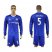Chelsea #5 Zouma Home Long Sleeves Soccer Club Jersey