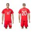 England #20 Ali Away Soccer Country Jersey