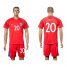 England #20 Ali Away Soccer Country Jersey