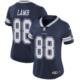 Nike Dallas Cowboys #88 CeeDee Lamb Navy Blue Team Color Womens Stitched NFL Vapor Untouchable Limited Jersey