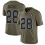 Nike Las Vegas Raiders #28 Josh Jacobs Olive Mens Stitched NFL Limited 2017 Salute To Service Jersey