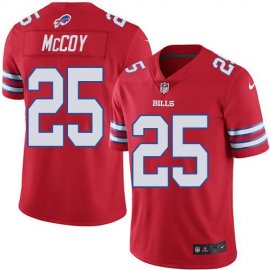 Nike Buffalo Bills #25 LeSean McCoy Red Mens Stitched NFL Elite Rush Jersey