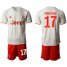 Juventus #17 Mandzukic Away Soccer Club Jersey