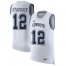 Nike Dallas Cowboys #12 Roger Staubach White Mens Stitched NFL Limited Rush Tank Top Jersey